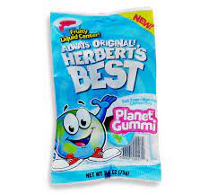 Herbert's Best Planet Gummi Peg Bag - 75g