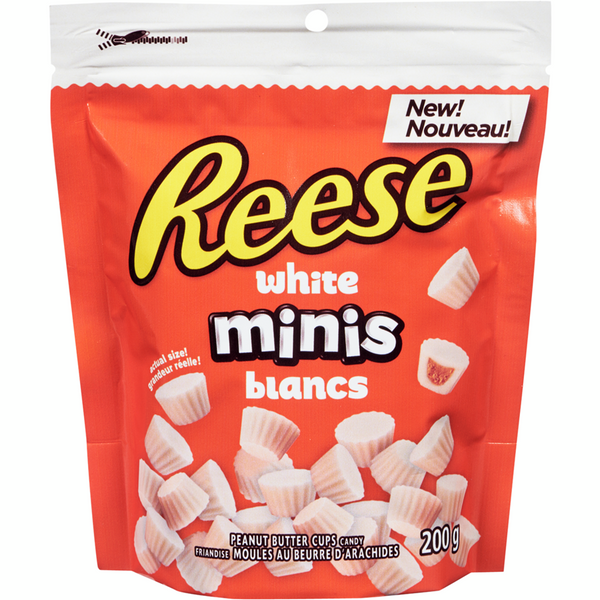 Reese White Minis Peanut Butter Cups Candy - 200 g
