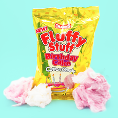 Charms Fluffy Stuff Birthday Cake Cotton Candy - 60g