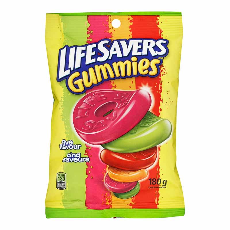 LifeSavers Gummies - 5 Flavors - 180g