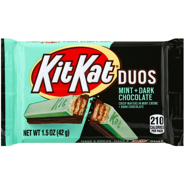 Kit Kat Duo Dark Choc Mint Bar - Standard Size 42g