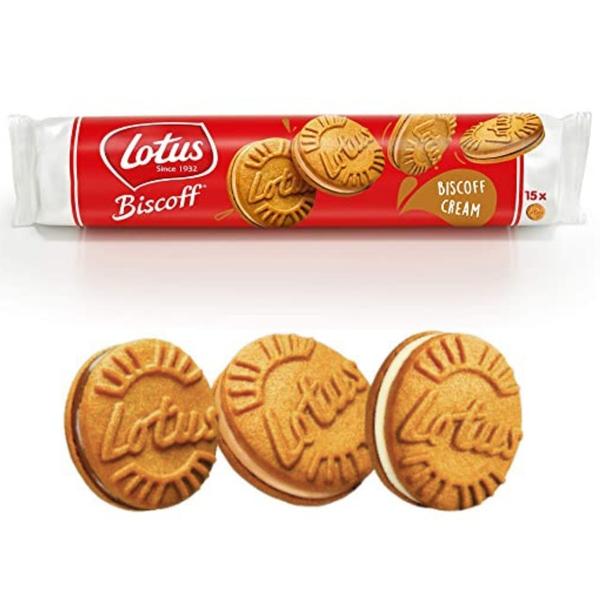 Lotus Sandwich Cookies Filled with Biscoff Cream - 150g