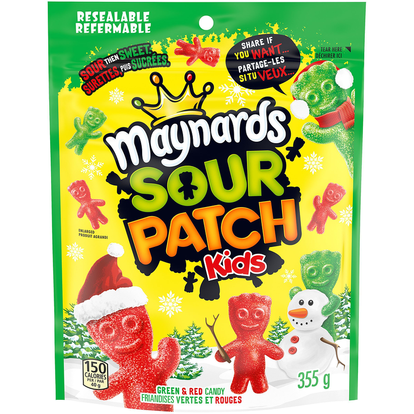 Maynards Christmas Sour Patch Kids - 355g