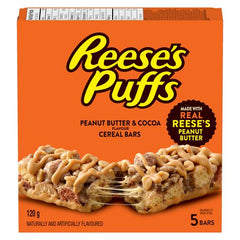 Reese’s Puffs Peanut Butter & Cocoa Flavour Cereal Bars - 120g