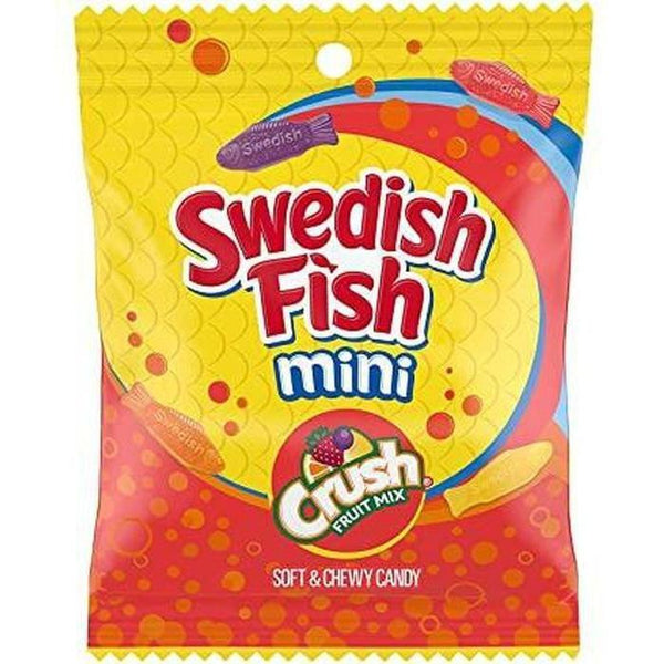 Swedish Fish Asst Crush 141g - Peg Bag