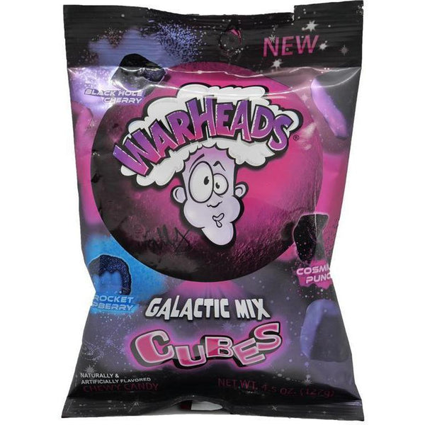 Warheads Galactic Cubes 127g - Peg Bag